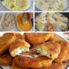 Croquetes de batata recheados com queijo derretido, uma deliciosa receita de lanche.