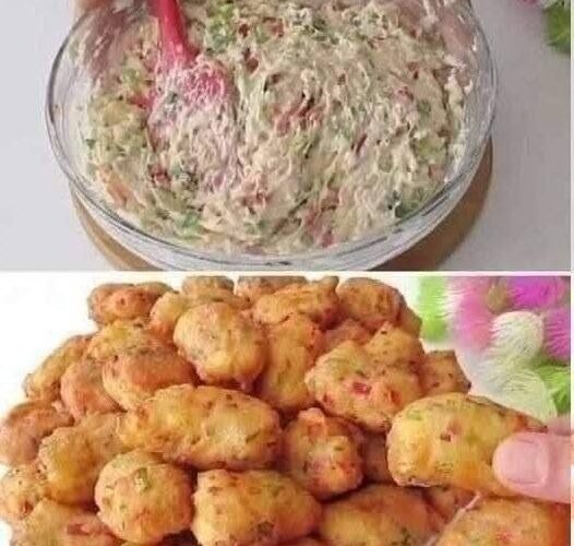 Bolinhos de Legumes com Queijo