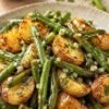 Judías Verdes Cocidas com Patatas e Vinagreta