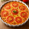 Quiche sans Pâte au Thon et à la Tomate